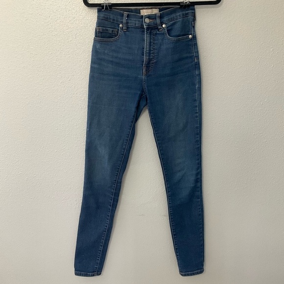Everlane high rise skinny jeans blue size 24 - Picture 2 of 10